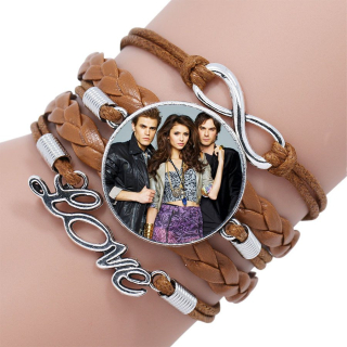 Náramek The Vampire Diaries (Upíří deníky) - Elena, Damon a Stefan (5)