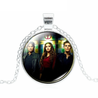 Řetízek The Vampire Diaries (Upíří deníky) - Elena, Damon a Stefan - st