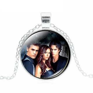 Řetízek The Vampire Diaries (Upíří deníky) - Elena, Damon a Stefan (2) - st