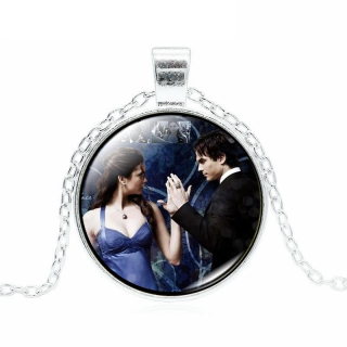 Řetízek The Vampire Diaries (Upíří deníky) - Damon Salvatore a Elena Gilbert - st