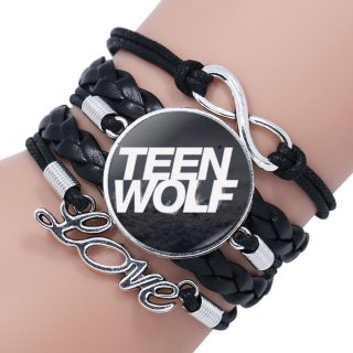 Náramek Teen Wolf (Vlčí mládě) 3 - černá