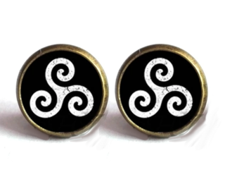 Náušnice Teen Wolf (Vlčí mládě) 3 - br, Triskelion