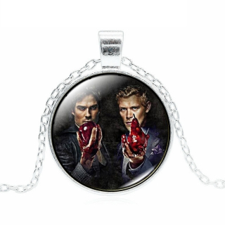 Řetízek The Vampire Diaries (Upíří deníky) - Damon a Niklaus (st)