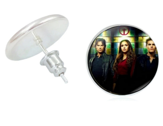 Náušnice Upíří deníky (The Vampire Diaries) - Elena, Damon, Stefan (st) 2