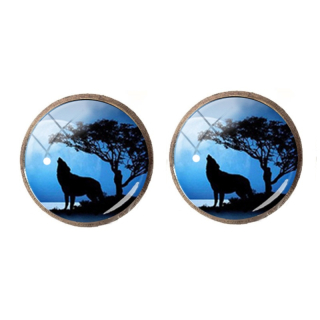 Náušnice vlk (18) br