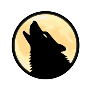 Samolepka (na auto, notebook) vlk (25)