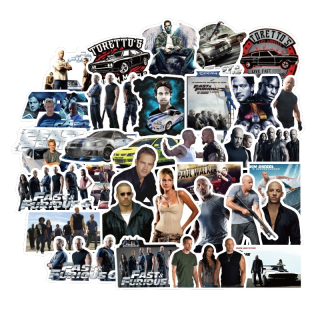 Set 50 samolepek Rychle a zběsile - Vin Diesel