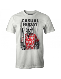 Pánské tričko Pátek třináctého (Friday the 13th) - bílá