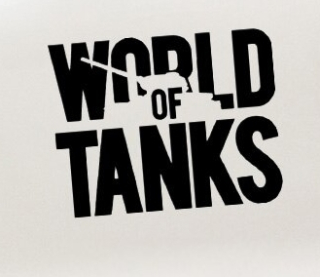 Samolepka (na auto, notebook) World of Tanks - černá (7)