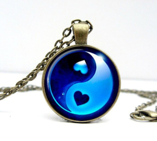 Řetízek Yin yang (18) - bronzová