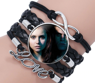 Náramek The Vampire Diaries (Upíří deníky) - Elena a Stefan (2) čn