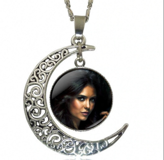 Řetízek The Vampire Diaries (Upíří deníky) - půlměsíc - Elena Gilbert (2)