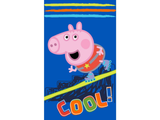 Ručník Prasátko Peppa - na bruslích (30 x 50 cm)