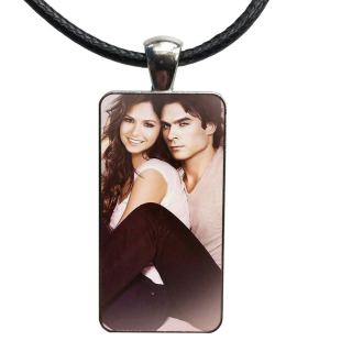 Řetízek The Vampire Diaries (Upíří deníky) - Damon Salvatore a Elena Gilbert (7)