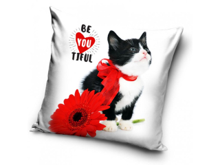 Povlak na polštář kočka (5)