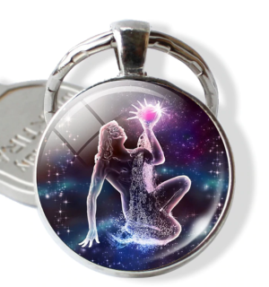 Klíčenka znamení zvěrokruhu - vodnář