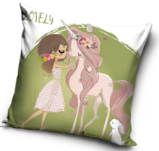 Povlak na polštář jednorožec - 40 x 40 cm (2)
