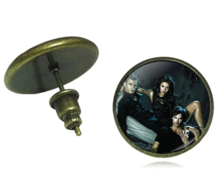 Náušnice Upíří deníky (The Vampire Diaries) - Elena, Damon, Stefan (br) 3