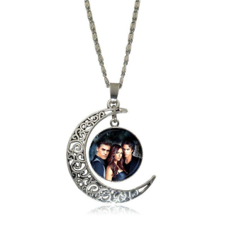 Řetízek The Vampire Diaries (Upíří deníky) - půlměsíc - postavy (6)