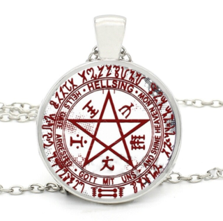 Řetízek Supernatural (Lovci duchů) - pentagram (42) st 