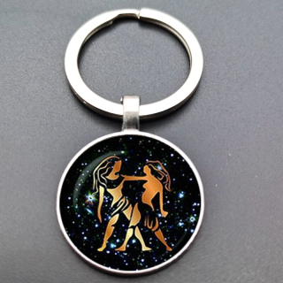 Klíčenka znamení zvěrokruhu - blíženci (2)