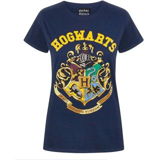 Dámské tričko Harry Potter - Bradavice (modrá) 2