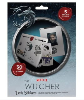 Samolepky Zaklínač (The Witcher) - 30 ks