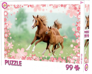 Puzzle koně 99 dílků