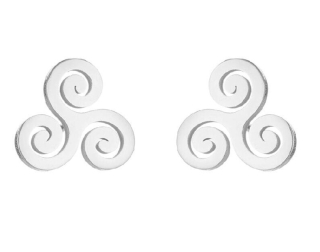 Náušnice Teen Wolf (Vlčí mládě) - ocel, Triskelion - st