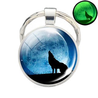 Klíčenka vlk - svítí ve tmě (27)