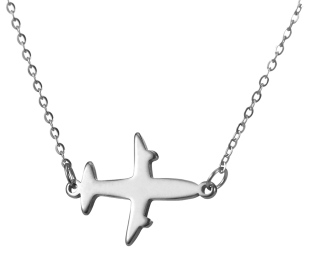 Řetízek letadlo (ocel) 2