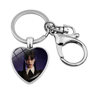 Klíčenka Wednesday (srdce)