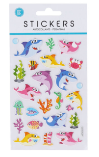 Samolepky žraloci a mořský svět