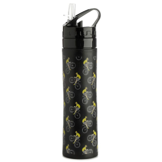 Silikonová skládací láhev cyklista - 600 ml