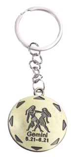 Klíčenka znamení zvěrokruhu - blíženci (6)