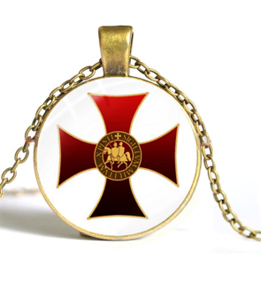 Řetízek kříž templářů (br) 2
