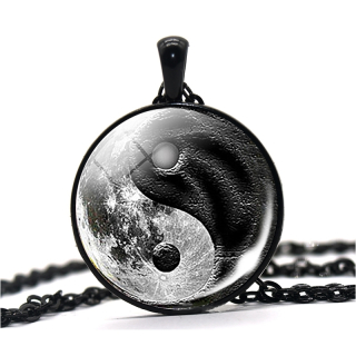 Řetízek Yin yang (19) - měsíc