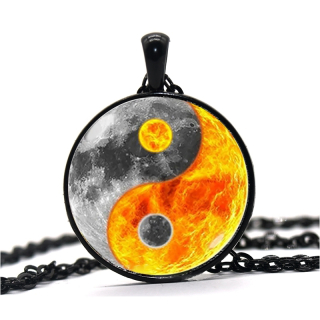 Řetízek Yin yang (20) čn
