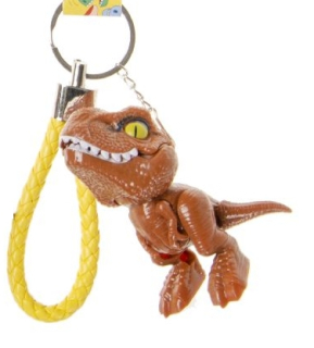 Klíčenka dinosaurus (8) -  světle hnědá