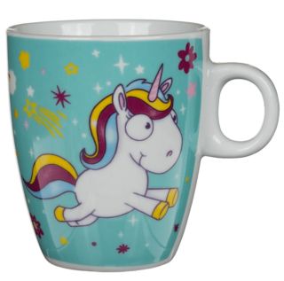 Hrnek jednorožec - modrá