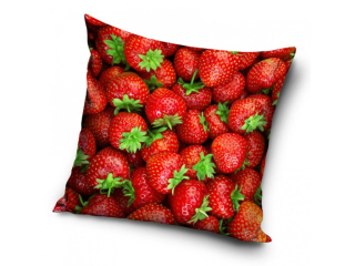 Povlak na polštář jahody