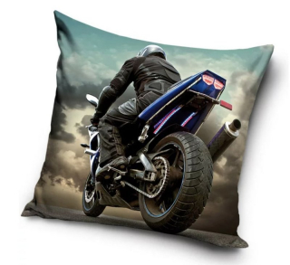 Povlak na polštář motorka