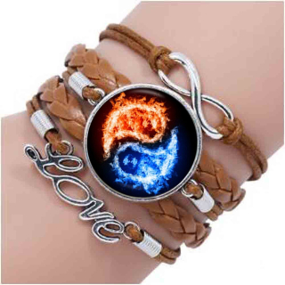 Náramek Yin yang (21)