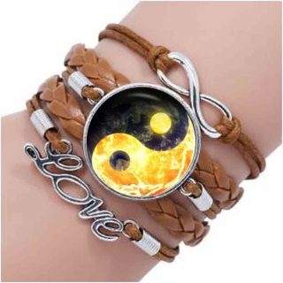 Náramek Yin yang (28)