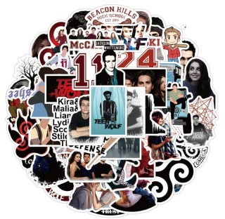 Set 50 samolepek Vlčí mládě (Teen wolf)