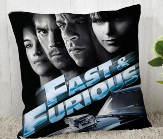 Povlak na polštář Rychle a zběsile (Fast and Furious) 45x45 cm