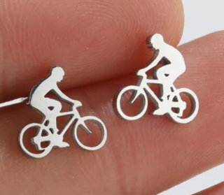 Náušnice cyklista (ocel) st