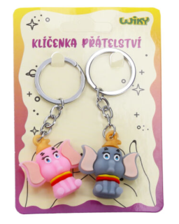 Klíčenka slon - 2 ks
