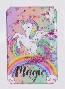 Blok jednorožec - flitry s tekutinou