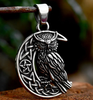 Řetízek sova (ocel) 2